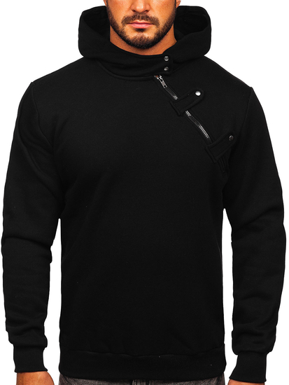 Men's Thick Hoodie Black Bolf 06