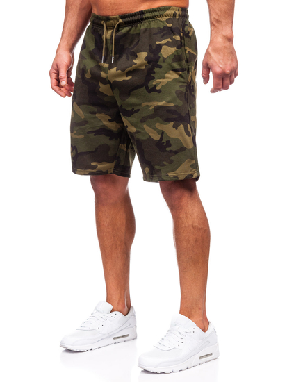 Men's Camo Shorts Khaki Bolf 8K283