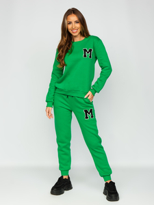 Women's 2-Piece Tracksuit Green Bolf VE22
