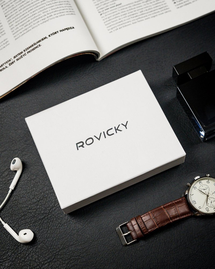 Men's Leather Wallet Black 12229