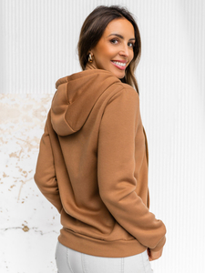 Women's Hoodie Light Brown Bolf W03B