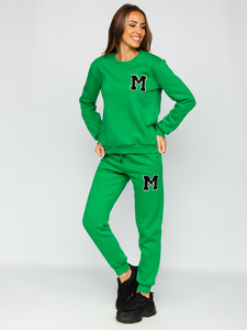Women's 2-Piece Tracksuit Green Bolf VE22