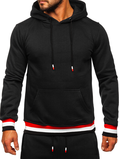 Men's Tracksuit with Hood Black Bolf 8C60