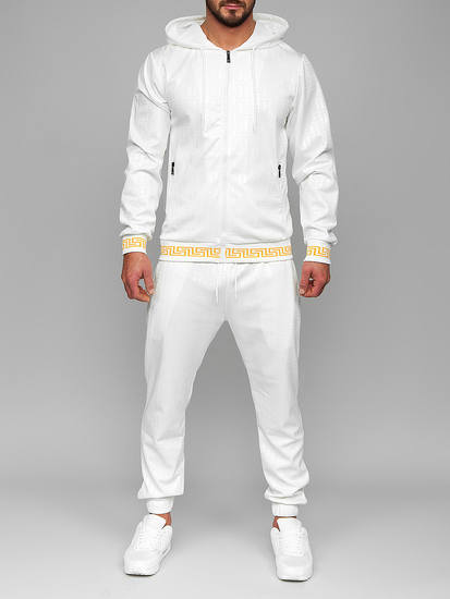 Men's Tracksuit with hood White Bolf 3A161