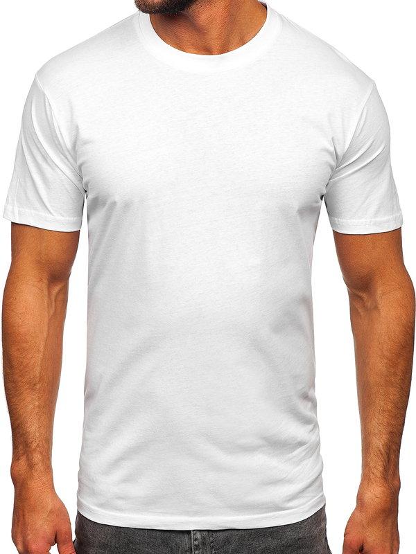 Men's Basic Cotton T-shirt White Bolf 14291