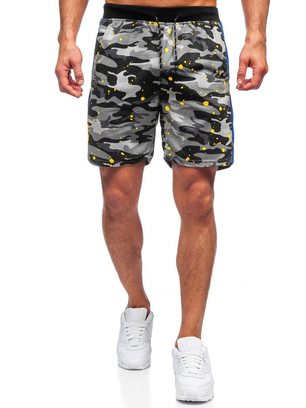 Men's Sweat Shorts Grey Bolf KS2579