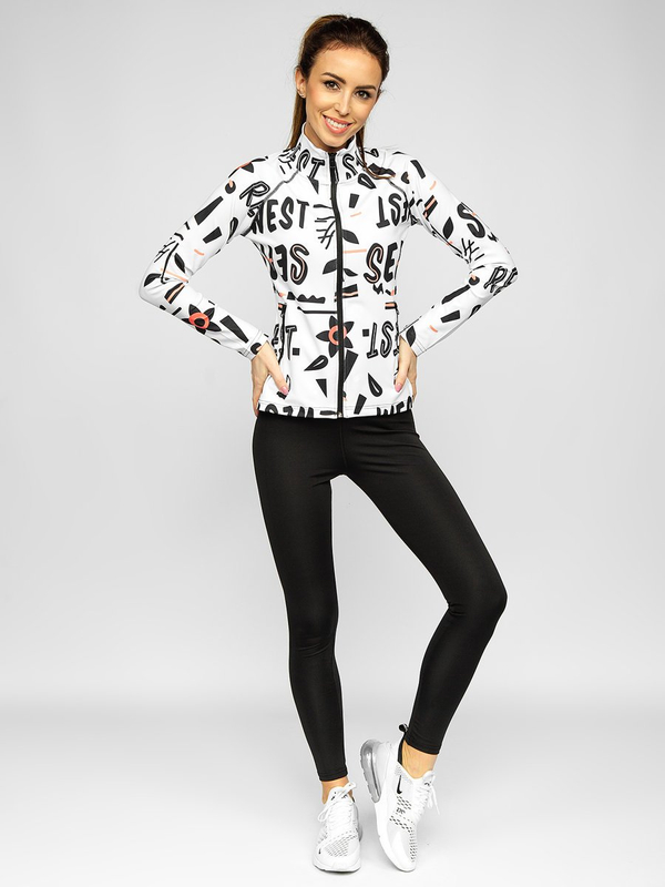 Women's Tracksuit White Bolf 20730