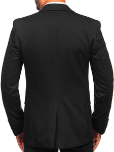 Men’s Elegant Suit Jacket Black Bolf 1652A