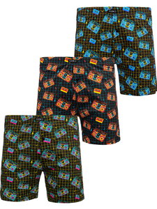 Men's Cotton Boxer Shorts Multicolour Bolf 1BB162-3P 3 PACK