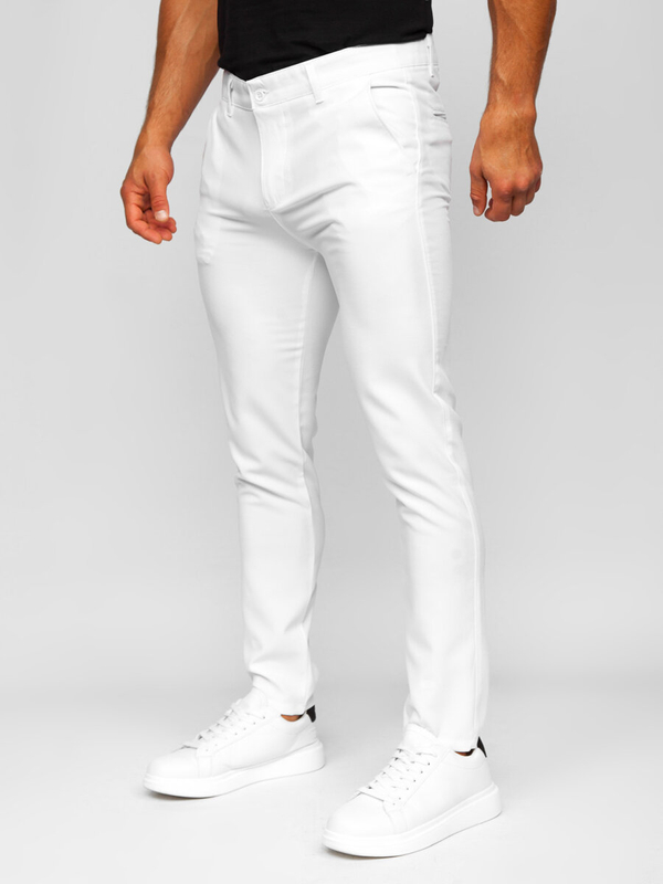 Men's Chino Pants White Bolf 0055