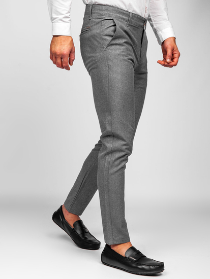 Men's Textile Chinos Grey Bolf 0016