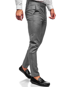 Men's Textile Chinos Grey Bolf 0016