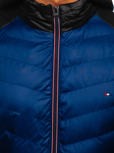 Men's Transitional Down Jacket Navy Blue Bolf 1905
