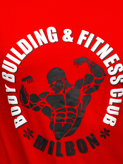 Men's Printed T-shirt Red Bolf Y70015