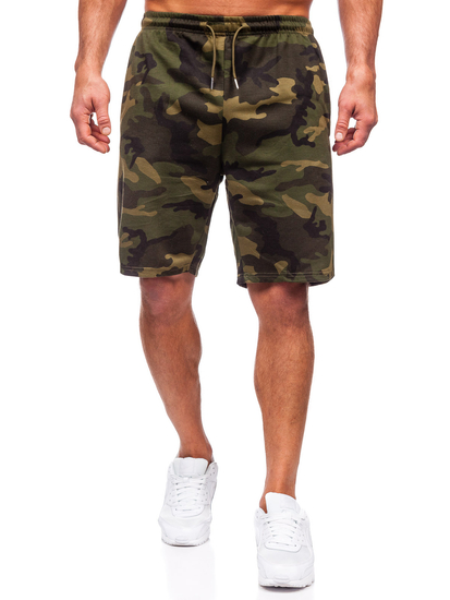 Men's Camo Shorts Khaki Bolf 8K283