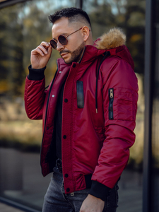 Men's Winter Jacket Claret Bolf 2129