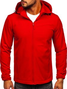 Men's Lightweight Softshell Jacket Red Bolf HH017