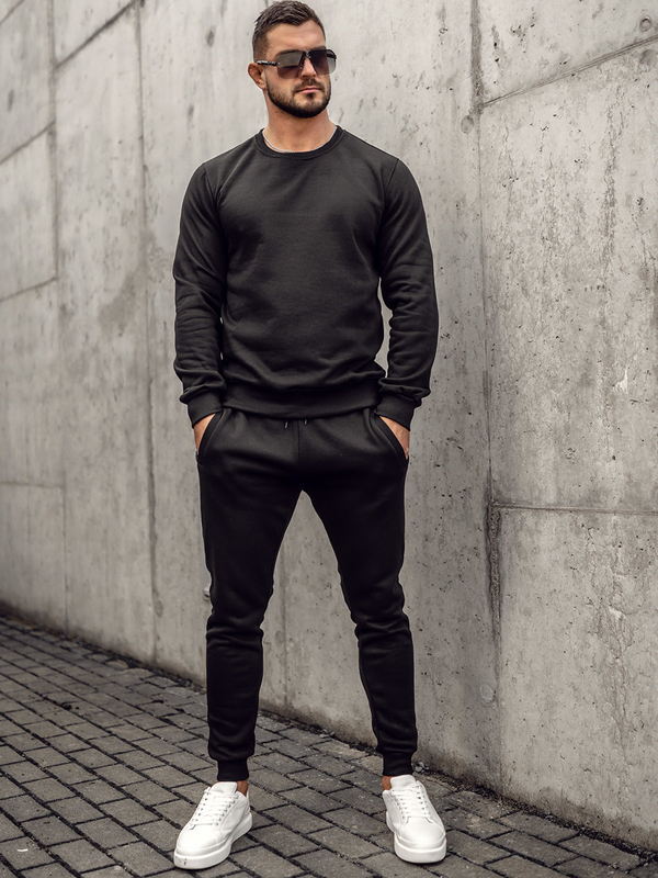 Men's Tracksuit Black Bolf D001A