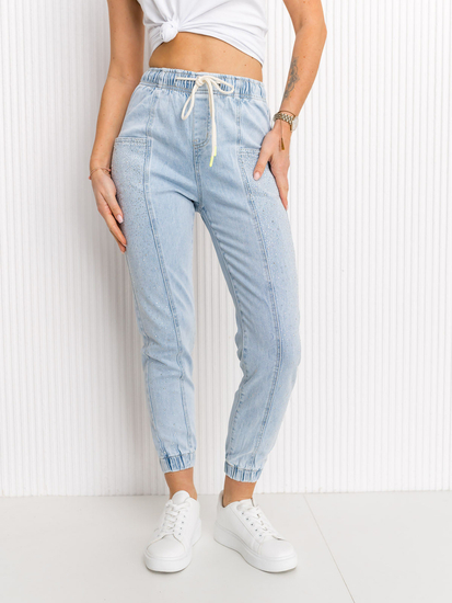 Women's Jeans Mom Fit Sky Blue Bolf BF108