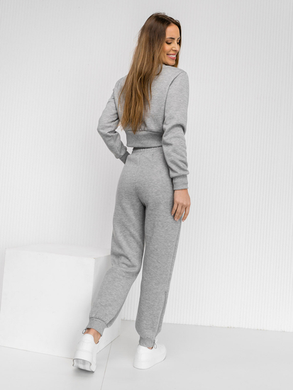Women’s 2-Piece Oversize Sport Outfit Grey Bolf 8C78A1