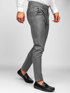 Men's Textile Chinos Grey Bolf 0016