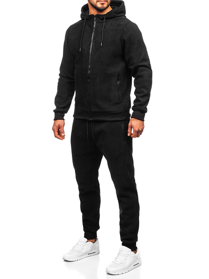 Men's Tracksuit with Hood Black Bolf 3A150