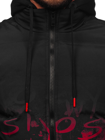 Men's Winter Quilted Jacket Red Bolf 27M8102