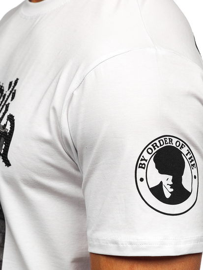 Men's Printed T-shirt White Bolf 21004
