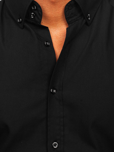 Men’s Elegant Long Sleeve Shirt Black Bolf 5821-1