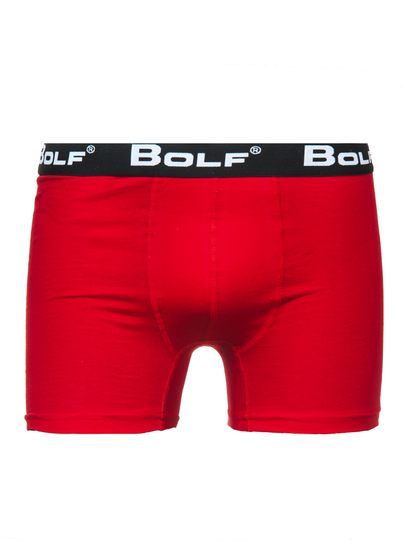 Men's Boxer Shorts Red Bolf 0953-2P 2 PACK
