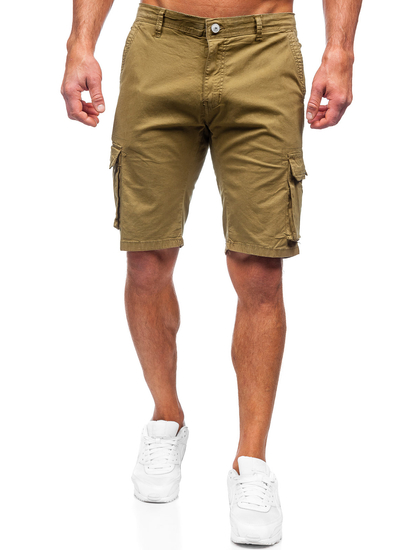 Men's Cargo Shorts Khaki Bolf J707
