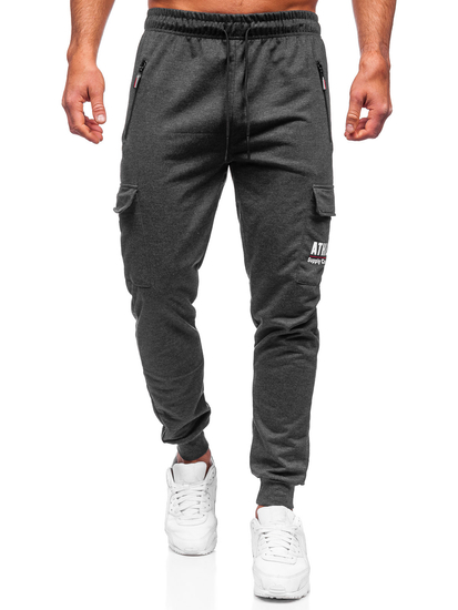 Men's Cargo Sweatpants Graphite Bolf JX5061