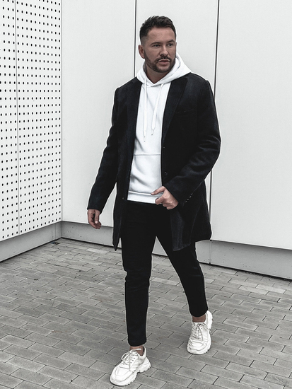 Men's Winter Coat Black Bolf 1047B