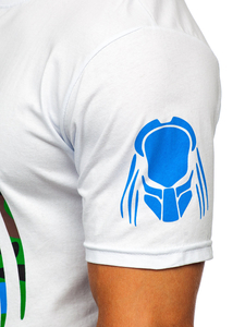 Men's Cotton Printed T-shirt White Bolf 192379-1