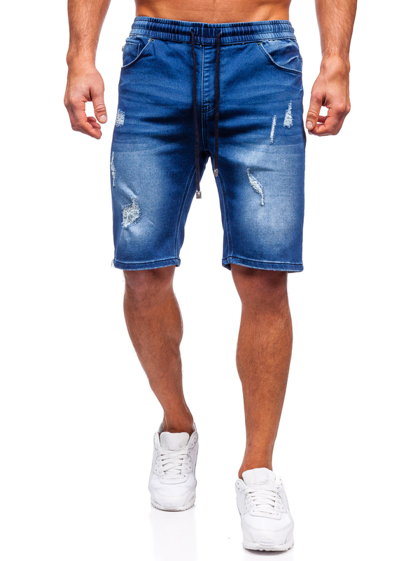 Men's Denim Shorts Navy blue Bolf MP00601BS