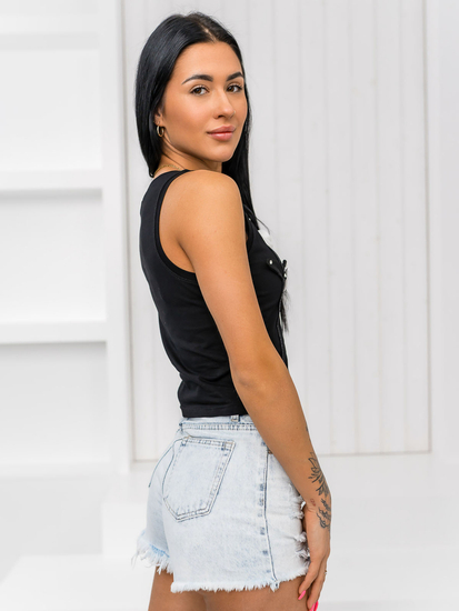 Women’s Printed Tank Top Black Bolf 96T653