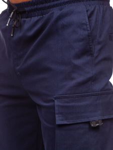 Men's Cargo Joggers Navy Blue Bolf 701