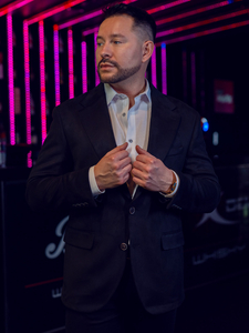 Men’s Velvet Blazer Black Bolf 24410