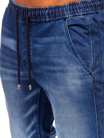 Men's Denim Joggers Navy Blue Bolf MP0118BS
