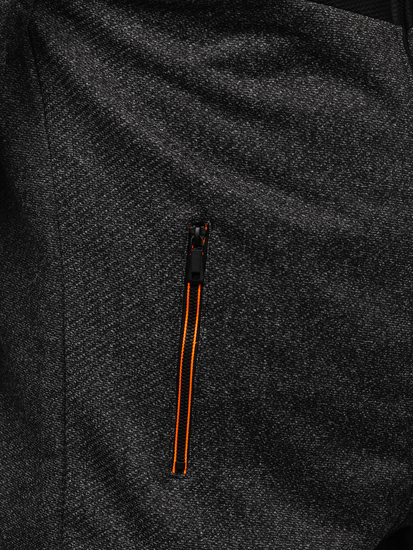 Men's Lightweight Jacket Black-Orange Bolf BKS2153