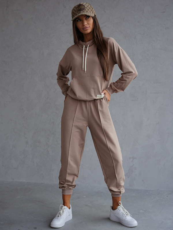 Women’s 2-Piece Sport Outfit Cappuccino Bolf 82162