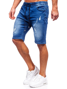 Men's Denim Shorts Navy blue Bolf MP00601BS