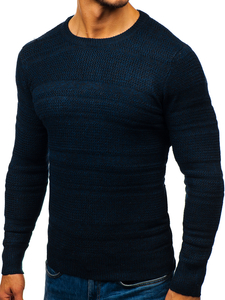 Men’s Sweater Navy blue Bolf H1805