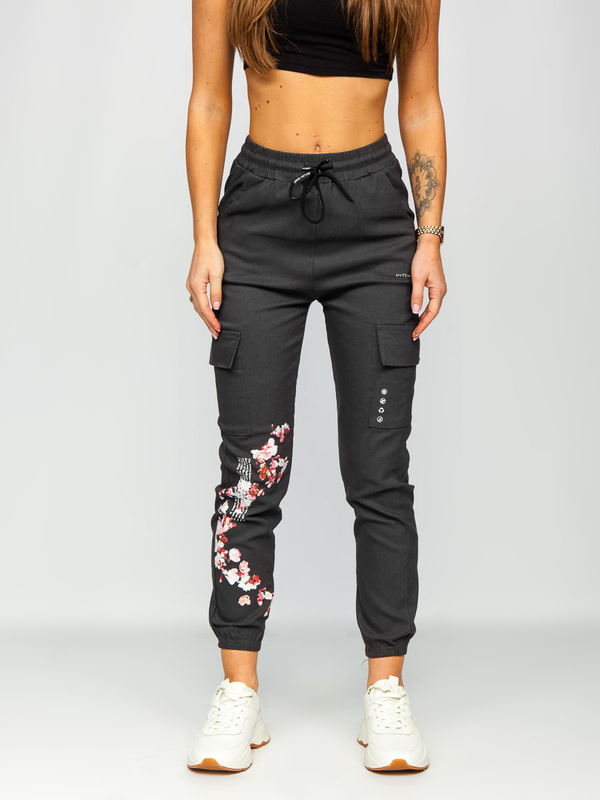 Women's Cargo Joggers Graphite Bolf AF5120ND