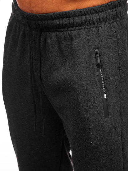 Men's Oversized Sweatpants Anthracite Bolf JX6501