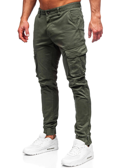 Men's Cargo Joggers Khaki Bolf 77322