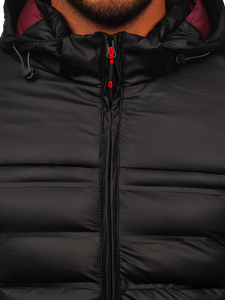 Men's Winter Quilted Jacket Black Bolf 22M326