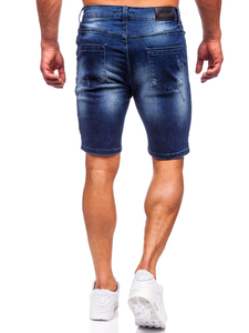 Men's Denim Shorts Navy Blue Bolf MP0036BS