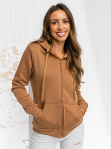 Women's Hoodie Light Brown Bolf W03B