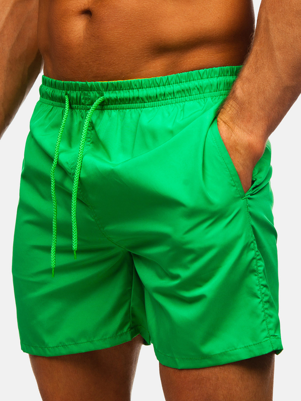 Men’s Swimming Trunks Green Bolf QD35